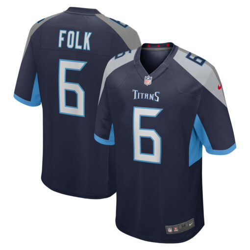 Nick Folk Tennessee Titans Jersey – Navy, Limited Replica Fan Edition
