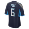 Nick Folk Tennessee Titans Jersey - Navy, Limited Replica Fan Edition