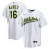 Nick Kurtz Athletics Home Replica Player Jersey - White, Limited Replica Fan Edition