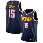 Nikola Jokic Denver Nuggets Unisex Swingman Jersey Icon Edition Navy, Limited Replica Fan Edition