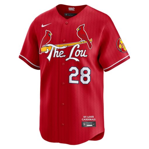 Nolan Arenado St. Louis Cardinals 2024 City Connect Limited Player Jersey – Red, Limited Replica Fan Edition