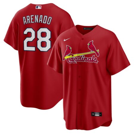 Nolan Arenado St. Louis Cardinals Alternate Official Replica Player Jersey – Red, Limited Replica Fan Edition