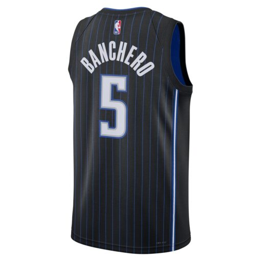Paolo Banchero Orlando Magic Unisex 2022 NBA Draft First Round Pick Swingman Jersey Icon Edition Black, Limited Replica Fan Edition