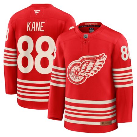 Patrick Kane Detroit Red Wings Centennial Premium Player Jersey – Red, Limited Replica Fan Edition