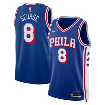 Paul George Philadelphia 76ers Unisex 2024 Offseason Addition Swingman Jersey – Royal, Limited Replica Fan Edition