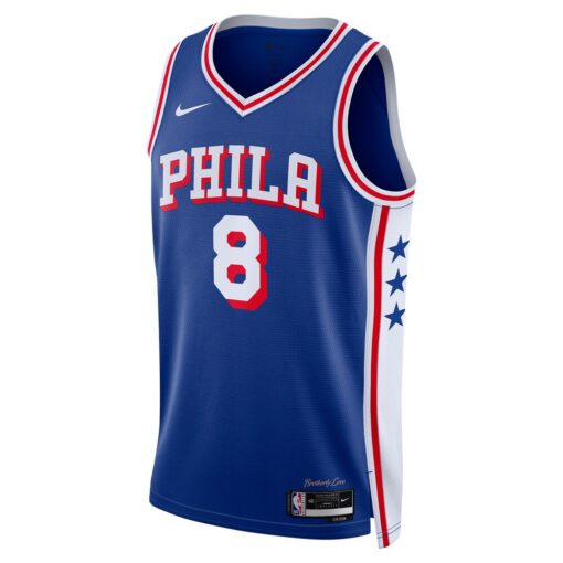 Paul George Philadelphia 76ers Unisex 2024 Offseason Addition Swingman Jersey – Royal, Limited Replica Fan Edition