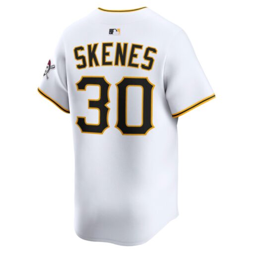 Paul Skenes Pittsburgh Pirates Home Limited Player Jersey – White, Limited Replica Fan Edition