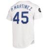 Pedro Martinez Los Angeles Dodgers Mitchell & Ness 1993 Cooperstown Collection Home Authentic Jersey - White, Limited Replica Fan Edition