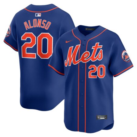 Pete Alonso New York Mets Alternate Limited Player Jersey – Royal, Limited Replica Fan Edition
