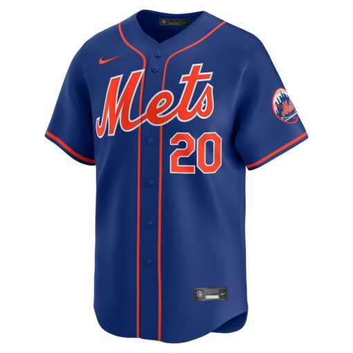 Pete Alonso New York Mets Alternate Limited Player Jersey – Royal, Limited Replica Fan Edition
