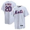 Pete Alonso New York Mets Home Replica Player Name Jersey - White, Limited Replica Fan Edition