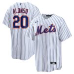 Pete Alonso New York Mets Home Replica Player Name Jersey - White, Limited Replica Fan Edition