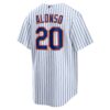 Pete Alonso New York Mets Home Replica Player Name Jersey - White, Limited Replica Fan Edition