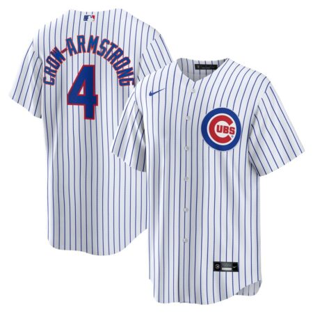 Pete Crow-Armstrong Chicago Cubs Home Replica Jersey – White, Limited Replica Fan Edition