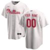 Philadelphia Phillies Home Replica Custom Jersey - White, Limited Replica Fan Edition