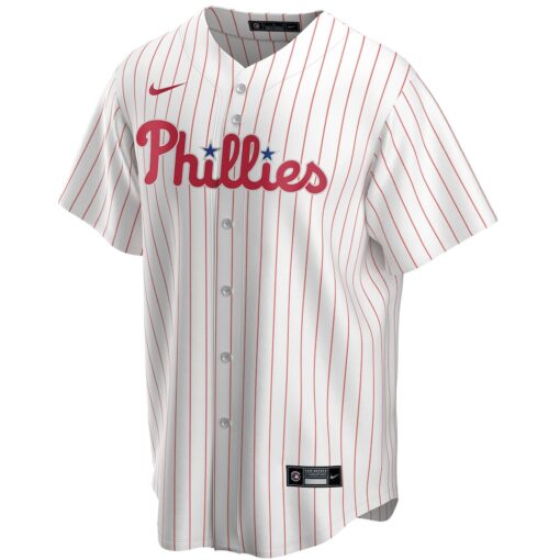 Philadelphia Phillies Home Replica Custom Jersey – White, Limited Replica Fan Edition