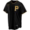 Pittsburgh Pirates Alternate Replica Custom Jersey - Black, Limited Replica Fan Edition