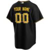 Pittsburgh Pirates Alternate Replica Custom Jersey - Black, Limited Replica Fan Edition