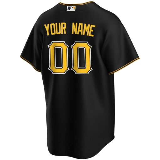 Pittsburgh Pirates Alternate Replica Custom Jersey – Black, Limited Replica Fan Edition