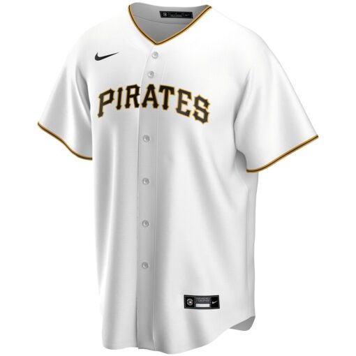 Pittsburgh Pirates Home Replica Custom Jersey – White, Limited Replica Fan Edition