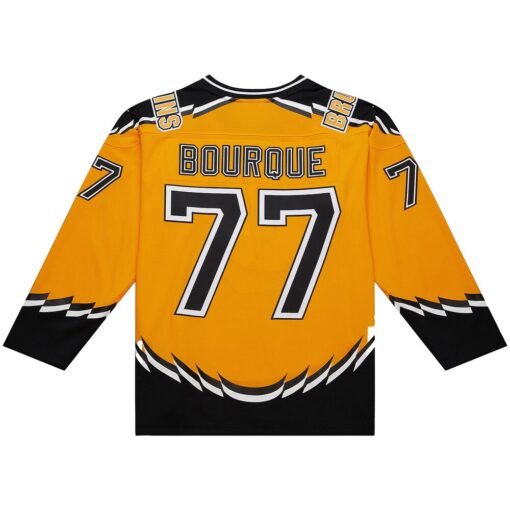Ray Bourque Boston Bruins Mitchell Ness Big & Tall 1996-97 Blue Line 2.0 Jersey – Gold, Limited Replica Fan Edition