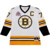 Ray Bourque Boston Bruins Mitchell Ness Captain Patch 1989 Blue Line Player Jersey - White, Limited Replica Fan Edition