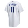 Rōki Sasaki Los Angeles Dodgers Home Replica Jersey - White, Limited Replica Fan Edition