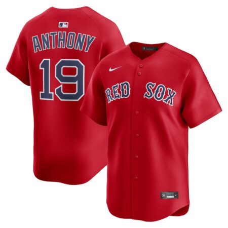 Roman Anthony Boston Red Sox Alternate Limited Player Jersey – Red, Limited Replica Fan Edition