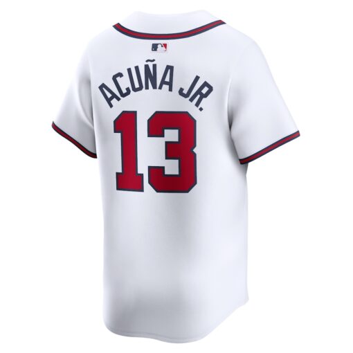 Ronald Acuña Jr. Atlanta Braves Home Limited Player Jersey – White, Limited Replica Fan Edition