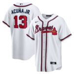 Ronald Acuna Jr. Atlanta Braves Home Replica Player Name Jersey - White, Limited Replica Fan Edition