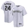 Ryan McMahon Colorado Rockies Home Replica Player Jersey - White, Limited Replica Fan Edition