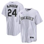 Ryan McMahon Colorado Rockies Home Replica Player Jersey - White, Limited Replica Fan Edition
