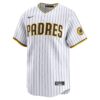 San Diego Padres Home Limited Custom Jersey - White, Limited Replica Fan Edition