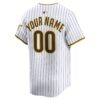 San Diego Padres Home Limited Custom Jersey - White, Limited Replica Fan Edition