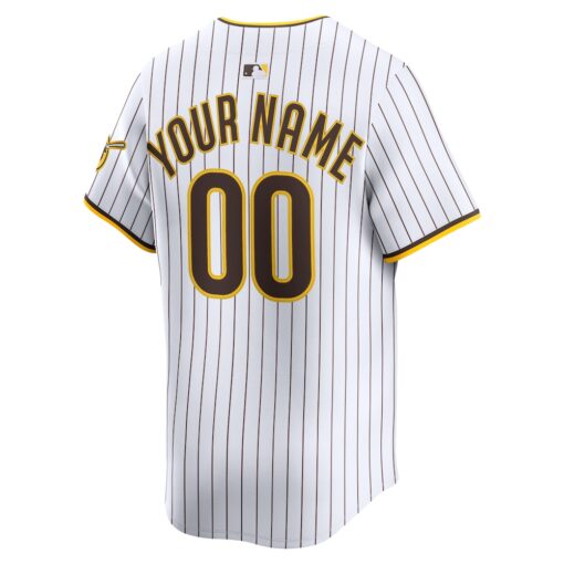 San Diego Padres Home Limited Custom Jersey – White, Limited Replica Fan Edition