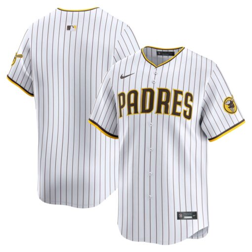 San Diego Padres Home Limited Jersey – White, Limited Replica Fan Edition