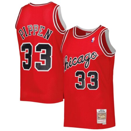Scottie Pippen Chicago Bulls Mitchell Ness Hardwood Classics 2003-04 Swingman Jersey – Red, Limited Replica Fan Edition