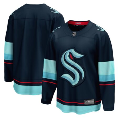 Seattle Kraken Home Breakaway Jersey – Deep Sea Blue, Limited Replica Fan Edition