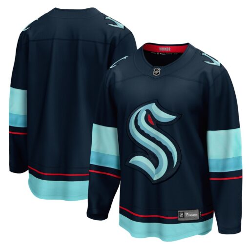 Seattle Kraken Home Breakaway Jersey – Deep Sea Blue, Limited Replica Fan Edition