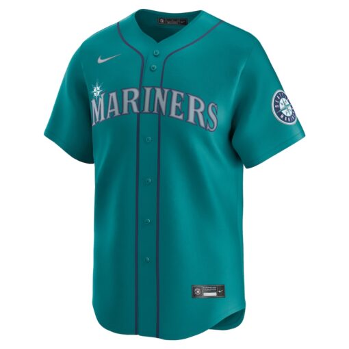 Seattle Mariners Alternate Limited Custom Jersey – Teal, Limited Replica Fan Edition
