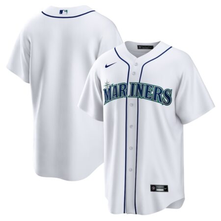 Seattle Mariners Home Replica Team Jersey – White, Limited Replica Fan Edition