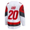 Sebastian Aho Carolina Hurricanes Away Breakaway Jersey - White, Limited Replica Fan Edition