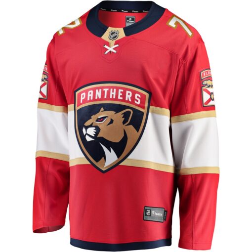 Sergei Bobrovsky Florida Panthers Breakaway Player Jersey – Red, Limited Replica Fan Edition