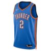 Shai Gilgeous Alexander Oklahoma City Thunder Unisex 2025 NBA Finals Swingman Jersey Icon Edition Blue, Limited Replica Fan Edition