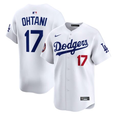 Shohei Ohtani Los Angeles Dodgers 2025 MLB World Tour Tokyo Series Home Limited Player Jersey – White, Limited Replica Fan Edition