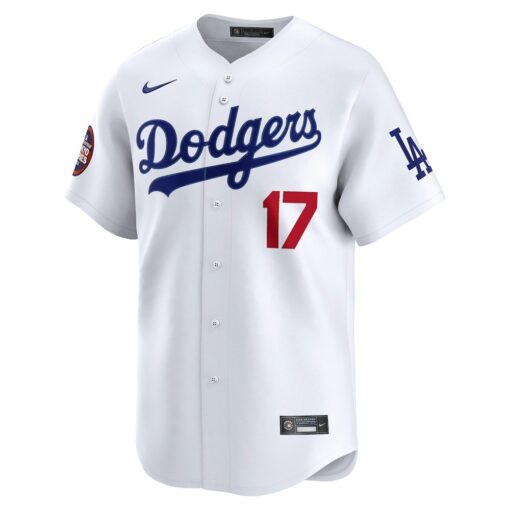 Shohei Ohtani Los Angeles Dodgers 2025 MLB World Tour Tokyo Series Home Limited Player Jersey – White, Limited Replica Fan Edition