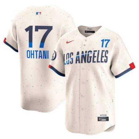 Shohei Ohtani Los Angeles Dodgers City Connect Limited Jersey – Cream, Limited Replica Fan Edition