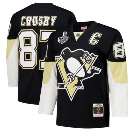Sidney Crosby Pittsburgh Penguins 2008-09 Power Play Jersey – Black, Limited Replica Fan Edition