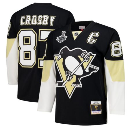 Sidney Crosby Pittsburgh Penguins 2008 Power Play Jersey – Black, Limited Replica Fan Edition