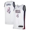 Stephen Curry USA Basketball Unisex 2024 Swingman Player Jersey White, Limited Replica Fan Edition